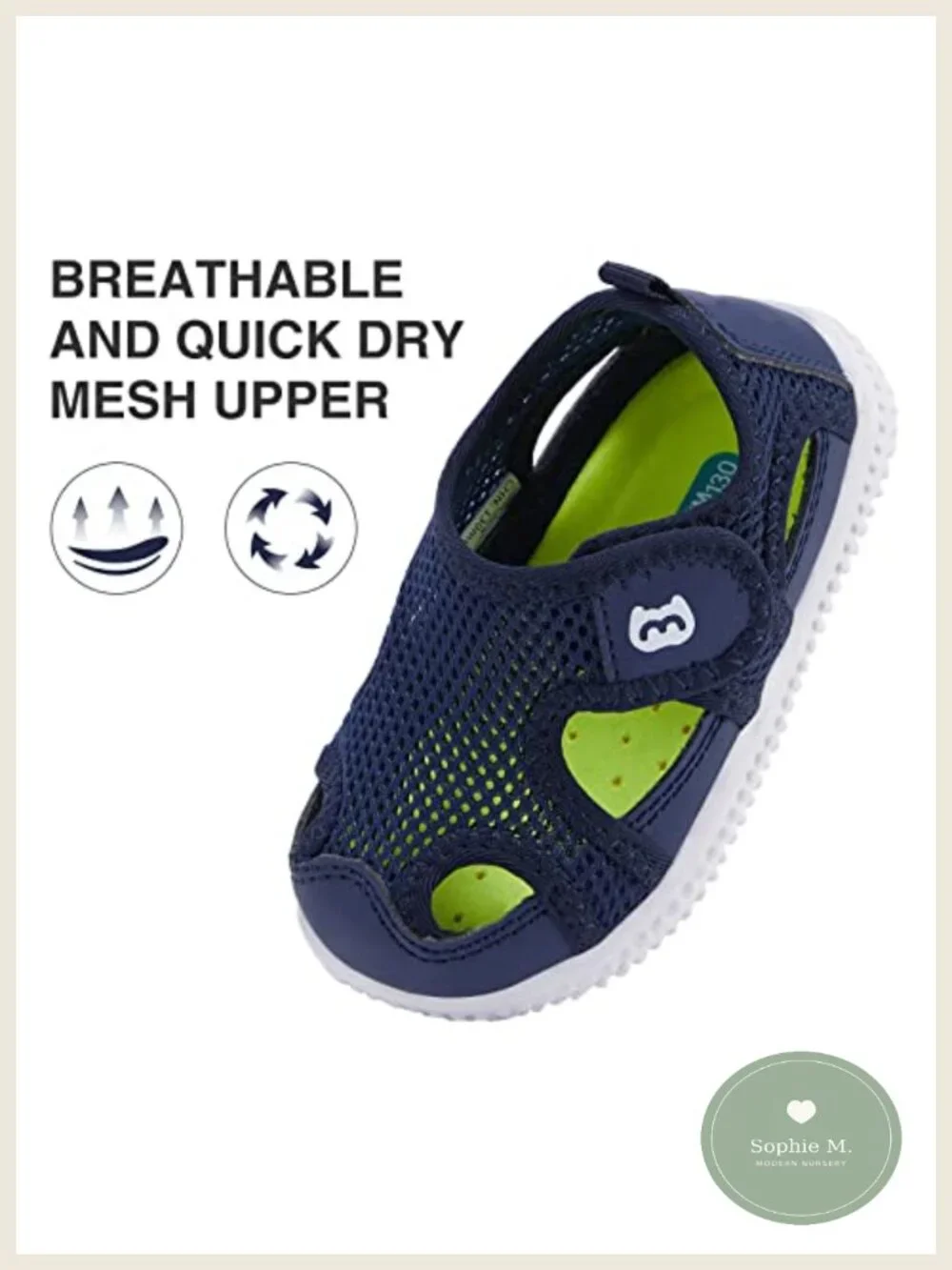 Baby Walking Shoes First Walkers Toddler Sneakers Breathable Non-Slip Hook Loop